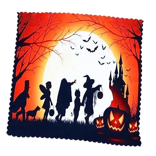 Produktbild: KICHOUSE 1 Stück Halloween Tischdecke Tischzubehör Party Tischdecke Halloween Tischset Tischdecke Für Halloween Haushalts Tischmatte Halloween Platzierung Tischdecke Party