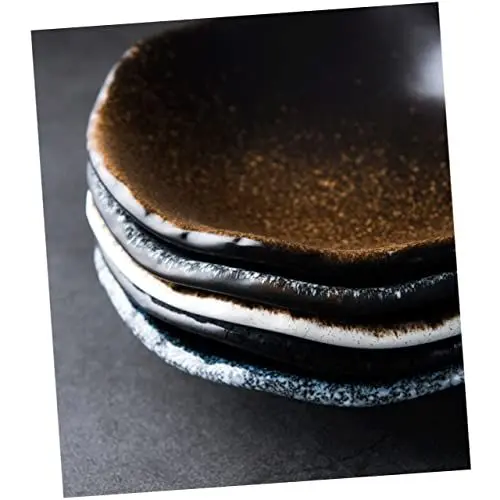 Produktbild: KICHOUSE Keramikteller im japanischen Stil Obst- und Essgeschirr für Käsekuchen Küchenzubehör