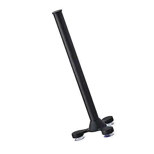 Produktbild: KICHOUSE 1stk Vertikaler Taschentuchhalter Stehender Papierhandtuchhalter Taschentuchständer Mit Saugnapf Toilettenpapierständer Gewebeorganisator Fall Retro Black Weltraum Aluminium