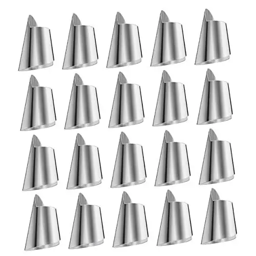 Produktbild: KICHOUSE Fingerschutz 20 Stück Edelstahl Einfache Schäler Generisches Produkt Küche