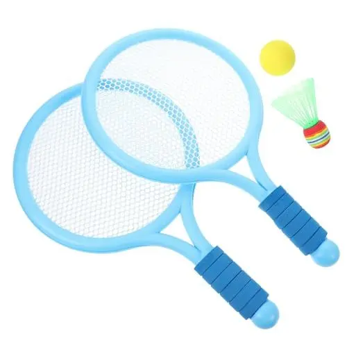Produktbild: KICHOUSE 2 Stück Kinder Tennisschläger Cartoon Stil Lustige Outdoor Spielzeuge Für Kinder Zufällige Farbe Fitnessgeräte Für Spielende Kinder