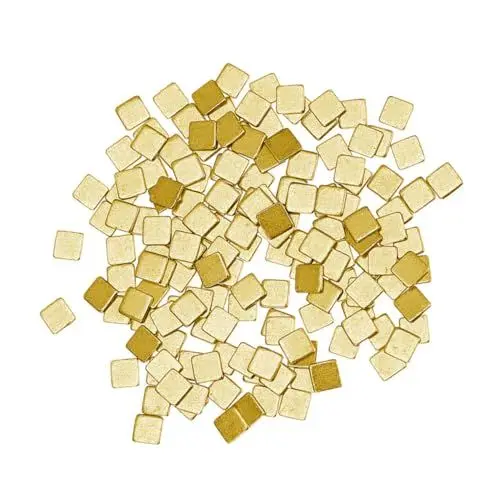 Produktbild: KICHOUSE 300 Stück Geflochtene Vergoldete DIY Lötchips Schmucklötzubehör Kupferlot Schmucklötzubehör Lötlasche Schmuck Reparatur Lötmittel Elektronik Lötchip