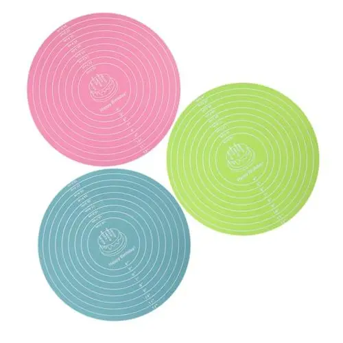 Produktbild: KICHOUSE Silikon-gebäckmatten-set Multifunktionale Rollmatte Zum Backen Und Kneten