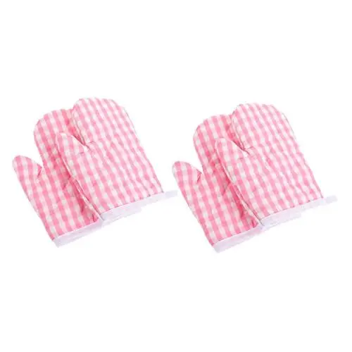 Produktbild: KICHOUSE 4 Stück Mikrowellenhandschuhe Ofenhandschuhe Handschuhe Küchenofenhandschuhe Ofenhandschuhe Backhandschuhe Backhandabdeckung Kochhandschuhe