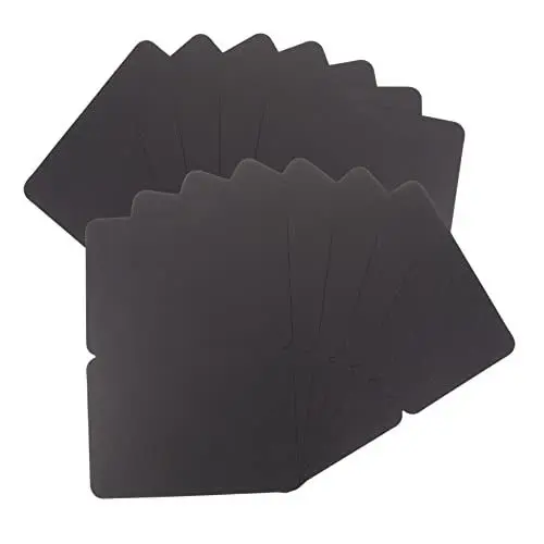 Produktbild: KICHOUSE 50 Stück Blankokarten in der Mitte falten Massengeschenk dekorative Einladungskarte 4x6 Karton card geschenkkarte dekorative Segenskarten faltbare grußkarten Kraftpapier Black