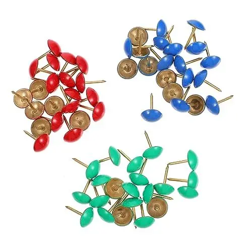 Produktbild: KICHOUSE 60 Stück Möbel Polsternägel Dekorative Reißnägel für Möbel für DIY Projekte Polstermöbel und Bastelarbeiten