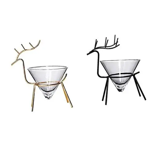 Produktbild: KICHOUSE Bourbon-gläser Margarita-Glas Glasbecher Kühlender Trinkbecher Klarer Becher Whisky-Becher Margarita-Becher Klare Gläser Saftglas Gläser Weinbecher Weingläser Tasse Schmiedeeisen