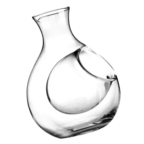 Produktbild: KICHOUSE Eiswein Dekanter Kristall glas wein decanter Weindekanter aus Kristallglas Whiskey bierkühler Rotweinkaraffe Weinflasche Haushalt Weinglas Spender Belüfter