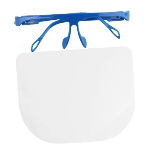Produktbild: KICHOUSE Gesichtsmaske Zum Kochen Aus Polycarbonat Und Mit Anti-beschlag-Beschichtung Beiden Seiten Schützt Vor Heißem Öl Geeignet Für Männer Frauen Und Brillenträger