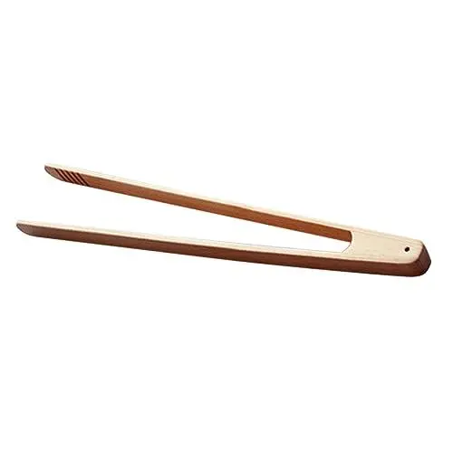 Produktbild: KICHOUSE Fleckenbeständige Toasterzange Aus Holz Küchenzange Bequem Zum Kochen Toasten Backen Zufälliger Stil