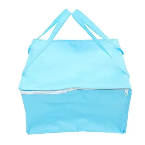 Produktbild: KICHOUSE Kühltasche Torte Picknick-Lieferhalter Strandtasche Restaurant Folientaschen Getränke zum Mitnehmen für Und Handtasche Heiß Große Blaue Aluminiumtaschen: Tragetasche: Kuchen Transportbox