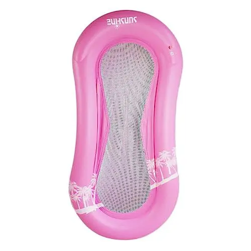 Produktbild: KICHOUSE Liegestuhl Für Erwachsene Schwimmender Liegestuhl Tragbar Sillas Reclinables para Adultos Sofa Chaiselongue Aufblasbarer Loungesessel Aufblasbarer Strandliegestuhl
