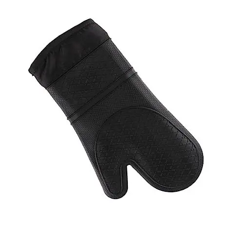 Produktbild: KICHOUSE Gesteppte Futterhandschuhe Silikonhandschuhe Küchenofenhandschuh Handschuhe Dampfbeständig
