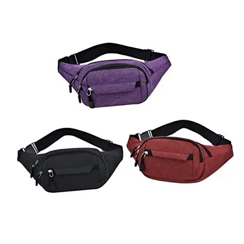 Produktbild: KICHOUSE Sport-Bauchtasche Aus Oxford-Stoff Herren-gürteltasche Laufgürtel Modische Umhängetasche Accessoire