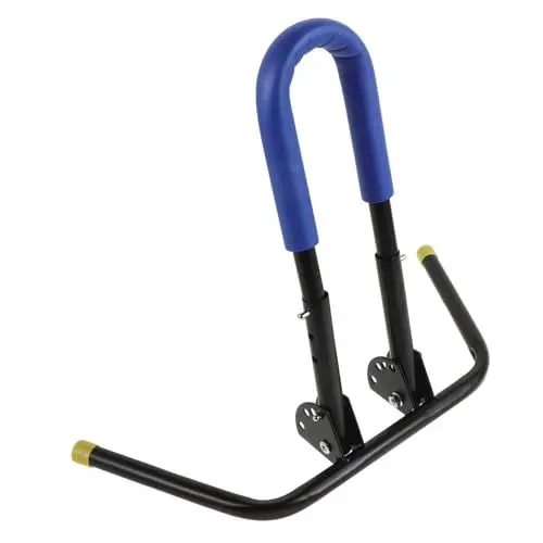Produktbild: KICHOUSE Stützrahmen des Balance-Autos Fahrradträger Für Zu Hause Fahrradträger Für Die Garage Boden Fahrradträger Rollerständer Für Fahrrad Parkrollerständer Roller-parkständer Metall Blue