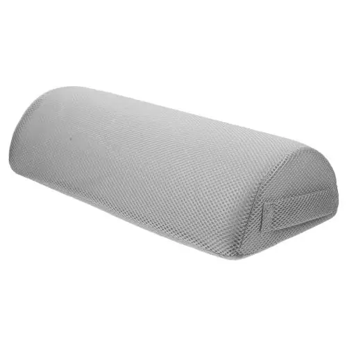Produktbild: KICHOUSE halbrundes Kissen Beinkissen ergonomische kopfkissen Pregnancy Pillow Pregnant Pillow lendenwirbelstützkissen Kniepolsterkissen Mattes Taillenstützkissen Polyester Light Grey