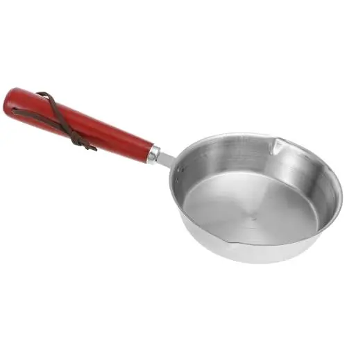 Produktbild: Kichvoe 1 Stück 24 cm Mini-Ei-Omelettpfanne Edelstahl Kleine Bratpfanne Bratpfanne Mini-Pfanne Eierpfannkuchenmacher Kochgeschirr Ölheiztopf Camping-Kochtopf Für Die Küche Zu Hause