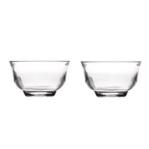 Produktbild: Kichvoe 2st Sake-Becher Aus Glas Vereist Kleines Glas Tee Transparente Teetassen Teetasse Aus Chinesischem Glas Weinbecher Aus Glas Klare Glasbecher Hohes Borosilikat Cappuccino-Tasse