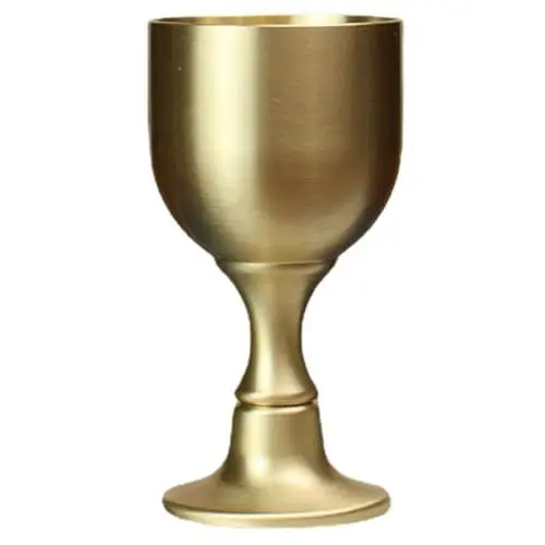 Produktbild: Kichvoe Altarkelchbecher Kelchbecher Aus Kupferlegierung Anbetungsbecher Heiliger Opferbecher Altarkelchbecher Ritualbecher Für Die Erstkommunion Kirchenbecherdekoration Golden