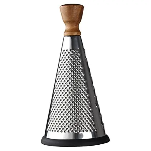 Produktbild: Kichvoe Ergonomische Käsereibe Mit Holzgriff Und Einfach Zu Verwenden Für Die Hausmannskost