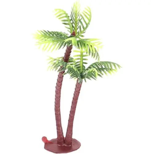 Produktbild: Kichvoe Palmen-Modellbäume Mini-Kokosnussbaum 1 Stück Miniaturpflanze Künstlicher Zugbaum Palmen-Mittelstücke Für Mikro-Landschafts-DIY-