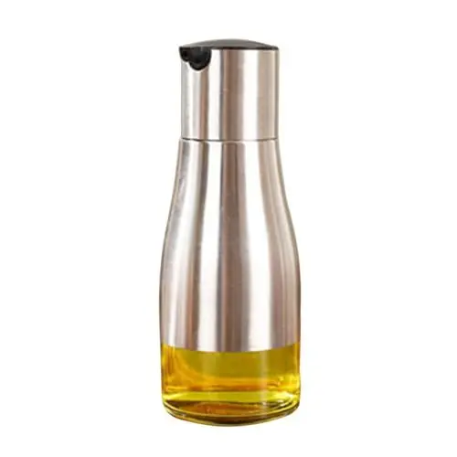 Produktbild: Kichvoe Sojasauce Menage Kochen Öl Spender Ölschale Aus Edelstahl Salat Dressing Shaker Öl- -Flaschen Edelstahl Öl Flasche Essig Flaschen Essigflaschen Soja Flasche Speiseöl Glas