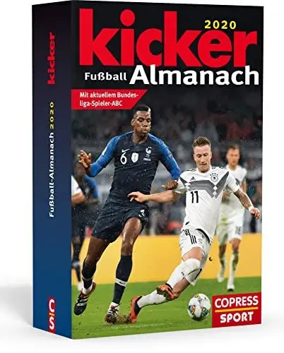 Produktbild: Kicker Fußball-Almanach 2020: Mit aktuellem Bundesliga-Spieler-ABC