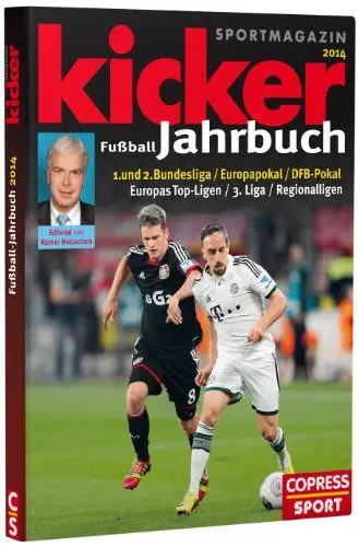 Produktbild: Kicker Fußball-Jahrbuch 2014: 1. und 2. Bundesliga, Europapokal, DFB-Pokal, Europas Top-Ligen, 3.Liga, Regionalligen. Von Kicker Sportmagazin