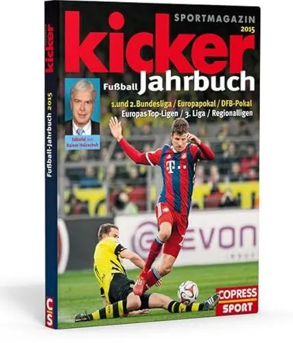 Produktbild: Kicker Fußball-Jahrbuch 2015: 1. und 2. Bundesliga, Europapokal, DFB-Pokal, Europas Top-Ligen, 3.Liga, Regionalligen. Von Kicker Sportmagazin