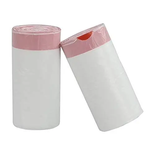 Produktbild: Kiddream 15 Liter Kleine Müllbeutel Kordelzug, Müllbeutel mit griff, 2 Rollen/120 Stück