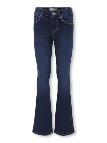 Produktbild: KIDS ONLY Mädchen Kogroyal Reg Flared DNM Pim0237 Noos Jeanshose, Dark Blue Denim, 128 EU