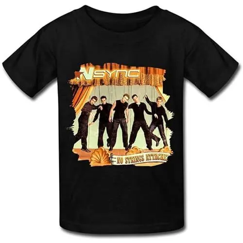 Produktbild: Kid's NSYNC No Strings Attached Mens T Shirt Black Size L