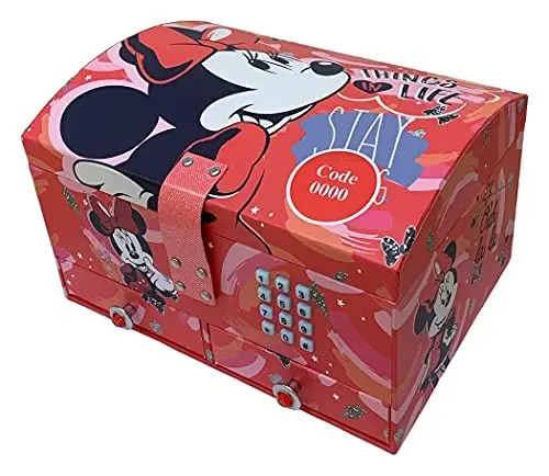 Produktbild: Kids Euroswan Schmuckkästchen mit Musik und Verschlusscode, Minnie Maus
