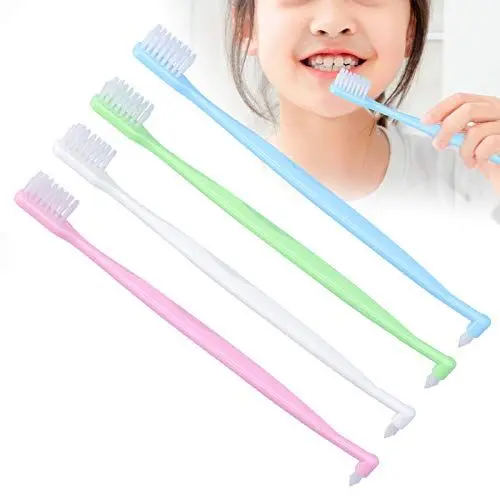 Produktbild: Kieferorthopädische Zahnbürste (4er Set), Trim Soft Bürste für die Reinigung von Zahnspangen