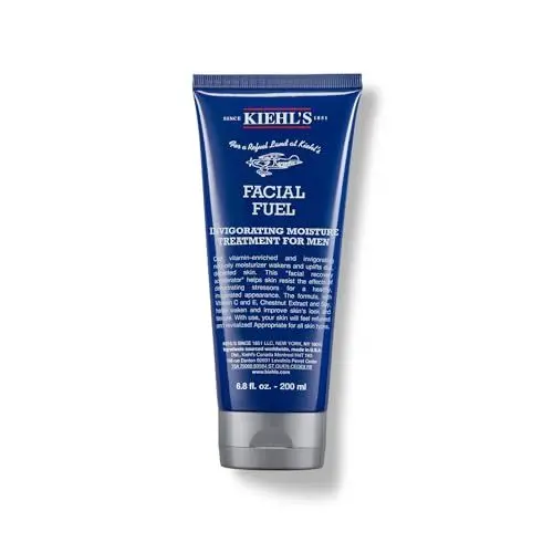 Produktbild: KIEHL'S Facial Fuel Moisturizer, 200 ml, Energie spendende Feuchtigkeitscreme mit Vitamin C & E und Kastanien-Extrakt für anspruchsvolle Männer-Haut, Gesichtscreme, nicht fettend