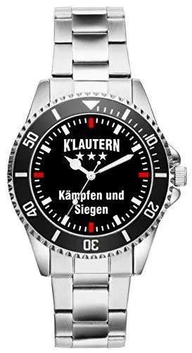 Produktbild: KIESENBERG Damenuhr Kaiserslautern Geschenk Artikel Idee Fan Armbanduhr Ø 33 mm Metallarmband Uhr D-2284