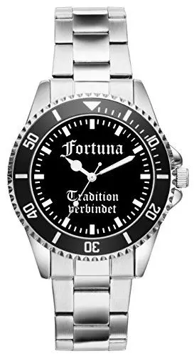 Produktbild: KIESENBERG Fortuna Geschenk Artikel Idee Fan Uhr 2015