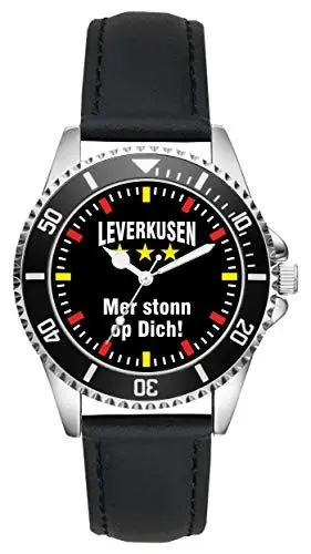 Produktbild: KIESENBERG Leverkusen Geschenk Artikel Idee Fan Uhr L-2287