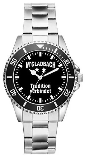 Produktbild: KIESENBERG Mönchengladbach Geschenk Artikel Idee Fan Uhr 2275
