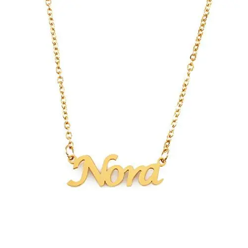 Produktbild: Kigu Nora Personalized Name Necklace Adjustable Chain - 18ct Gold Plated Packaging