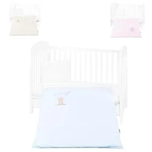 Produktbild: Kikkaboo Babybettwäsche-Set Dream Big 3-tlg. Bezug 135 x 95 Kissen 45 x 35 Laken, Farbe:blau
