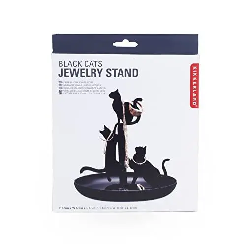 Produktbild: Kikkerland Black Cats Jewelry Stand
