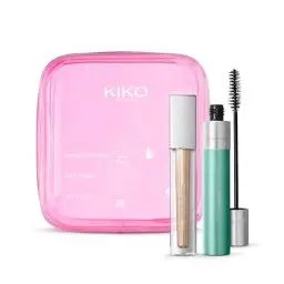 Produktbild: KIKO Milano Eyes: Energy Shake 36H Lasting Double Effect Mascara + Energy Shake Ginseng Metal Liquid Eyeshadow 01 | N.1 36H Lasting Double Effect Mascara + N.1 Ginseng Metal Liquid Eyeshadow 01