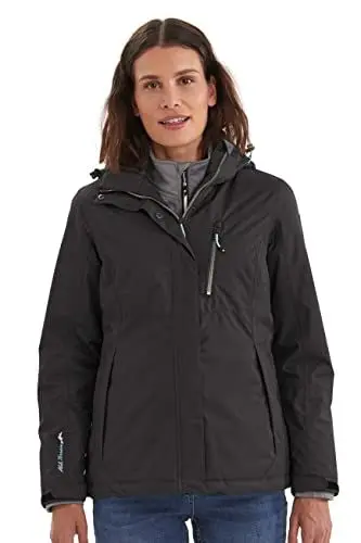 Produktbild: Killtec Damen, Funktionsjacke Mit Abzippbarer Kapuze, Schwarz, 38
