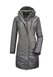 Produktbild: Killtec Damen Funktionsparka Mit Abzippbarer Kapuze Alisi, anthrazit, 36, 32730-000