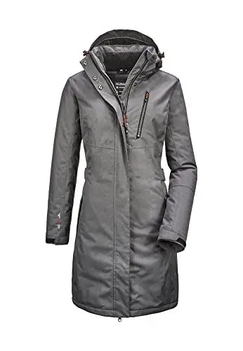 Produktbild: Killtec Damen Funktionsparka Mit Abzippbarer Kapuze Alisi, anthrazit, 36, 32730-000