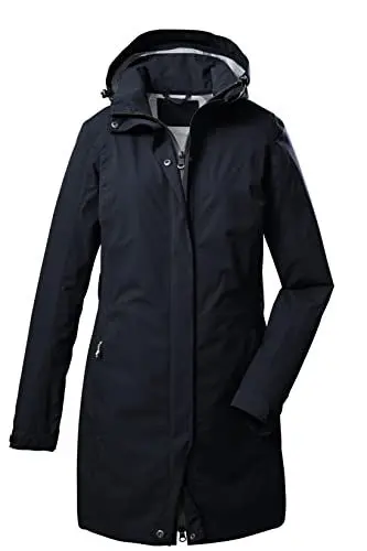 Produktbild: Killtec Damen KOS 93 WMN PRK 2 1/2 Lagen Funktionsparka/Parka mit abzippbarer Kapuze, dunkelnavy, 42