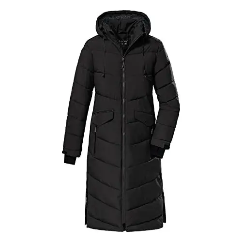 Produktbild: Killtec Damen Kow 62 Wmn Qltd Ct Wintermantel Mantel in Daunenoptik mit Kapuze, Schwarz, 42 EU