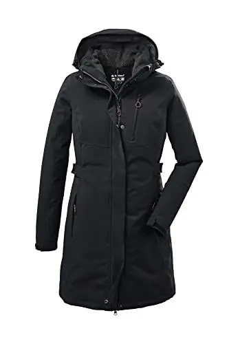 Produktbild: Killtec Damen Parka Funktionsparka mit abzippbarer Kapuze KOW 165 WMN PRK wasserdicht, Winddicht, atmungsaktiv 00200-schwarz 48