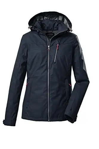 Produktbild: Killtec Damen Softshelljacke/Outdoorjacke mit abzippbarer Kapuze KOS 91 WMN SFTSHLL JCKT·· dunkelnavy, 38, 39141-000
